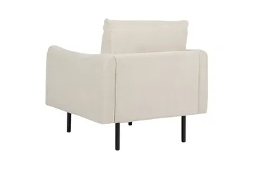 Fåtölj Vinterbro - Beige, svart/Polyester - Möbler - Stolar & fåtöljer - Fåtölj