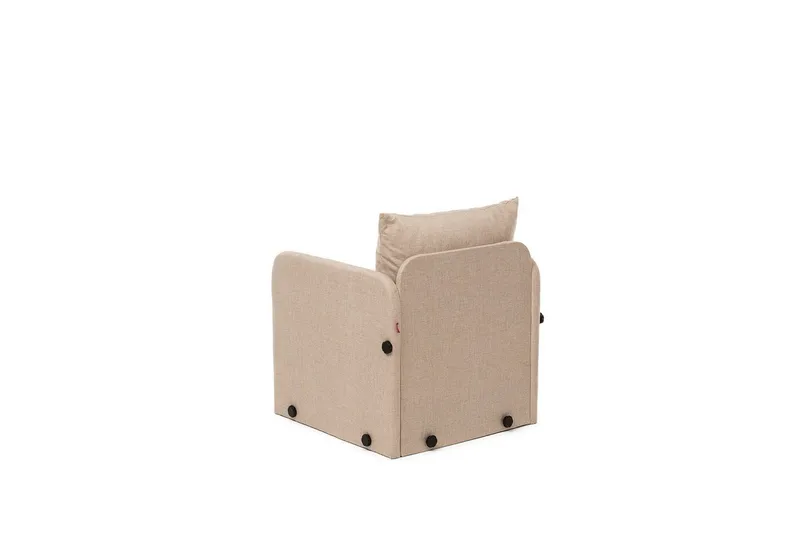 1-sits bäddsoffa Rubby Beige - Beige - Möbler - Stolar & fåtöljer - Fåtölj - Bäddfåtölj
