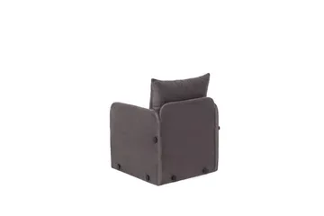 1-sits bäddsoffa Rubby Grå - Grå - Möbler - Stolar & fåtöljer - Fåtölj - Bäddfåtölj