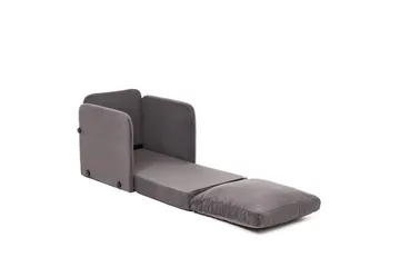 1-sits bäddsoffa Rubby Grå - Grå - Möbler - Stolar & fåtöljer - Fåtölj - Bäddfåtölj