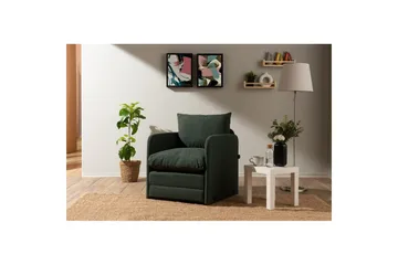 1-sits bäddsoffa Rubby Grön - Grön - Möbler - Stolar & fåtöljer - Fåtölj - Bäddfåtölj
