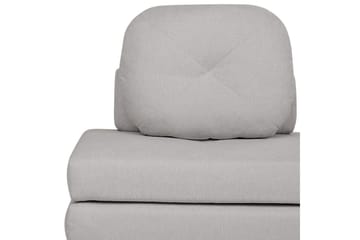 Bäddsoffa Olden - Grå/Polyester, 81x182 cm - Möbler - Stolar & fåtöljer - Fåtölj - Bäddfåtölj