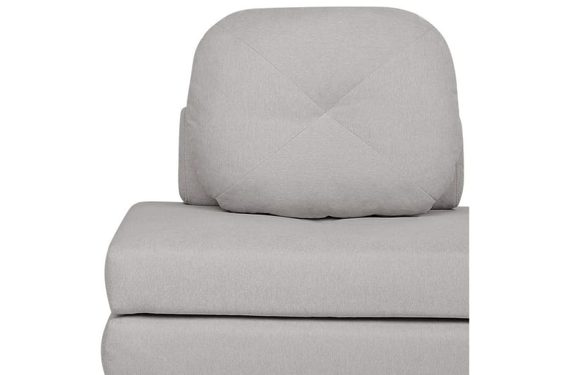 Bäddsoffa Olden - Grå/Polyester, 81x182 cm - Möbler - Stolar & fåtöljer - Fåtölj - Bäddfåtölj