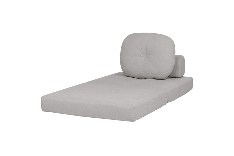 Bäddsoffa Olden - Grå/Polyester, 81x182 cm - Möbler - Stolar & fåtöljer - Fåtölj - Bäddfåtölj