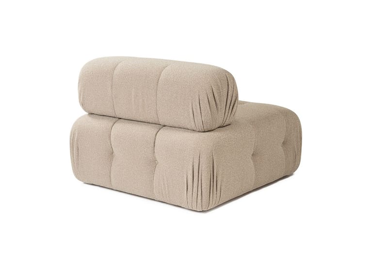 Belgin Mittmodul / Fåtölj med utfällbart ryggstöd - Peach - Möbler - Soffa - Modulsoffor - Mittmodul