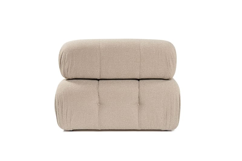 Belgin Mittmodul / Fåtölj med utfällbart ryggstöd - Peach - Möbler - Soffa - Modulsoffor - Mittmodul