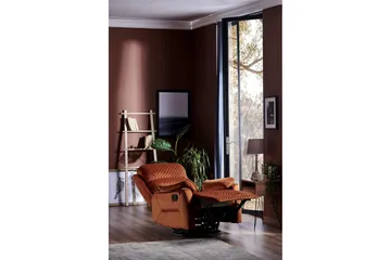 Reclinerfåtölj - Orange - Möbler - Stolar & fåtöljer - Fåtölj - Biofåtölj & reclinerfåtölj
