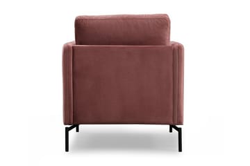 Bramelia Modern Fåtölj i Sammet - Rosa - Möbler - Stolar & fåtöljer - Fåtölj