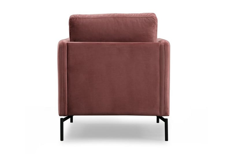 Bramelia Modern Fåtölj i Sammet - Rosa - Möbler - Stolar & fåtöljer - Fåtölj