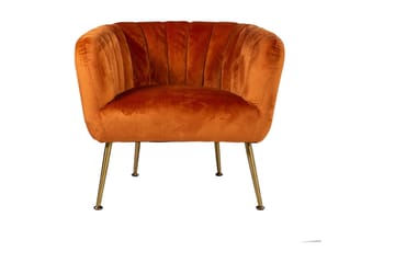 Fåtölj Tucker 78x71xh69cm Röd - Möbler - Stolar & fåtöljer - Fåtölj - Clubfåtölj