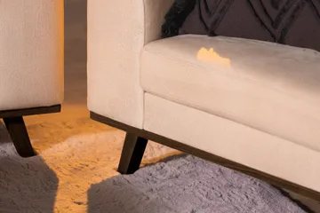 Copenhagen Fåtölj Sammet - Beige - Möbler - Stolar & fåtöljer - Fåtölj