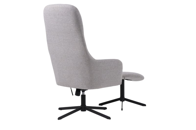 Dominique Reclinerfåtölj - Ljusgrå - Möbler - Stolar & fåtöljer - Fåtölj - Fåtölj med fotpall