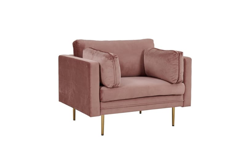 Fåtölj Boom Sammet - Rosa - Möbler - Stolar & fåtöljer - Fåtölj