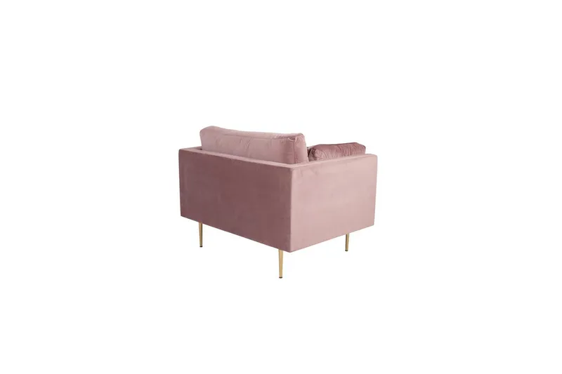 Fåtölj Boom Sammet - Rosa - Möbler - Stolar & fåtöljer - Fåtölj
