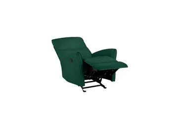 Fåtölj Chesley Mörkgrön, Sammet/Metall/Trä - Mörkgrön, Sammet/Metall/Trä - Möbler - Stolar & fåtöljer - Fåtölj - Biofåtölj & reclinerfåtölj