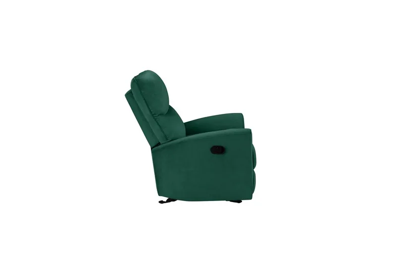Fåtölj Chesley Mörkgrön, Sammet/Metall/Trä - Mörkgrön, Sammet/Metall/Trä - Möbler - Stolar & fåtöljer - Fåtölj - Biofåtölj & reclinerfåtölj