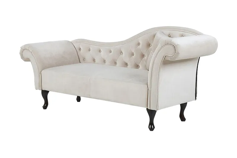 Lattes Höger Dagbädd 188 cm i Trä och Tyg, Beige