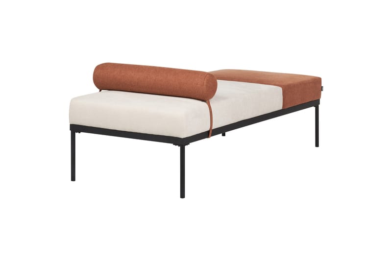 Naklund Schäslong 172 cm - Brun/Beige/Svart - Möbler - Soffa - Dagbäddar