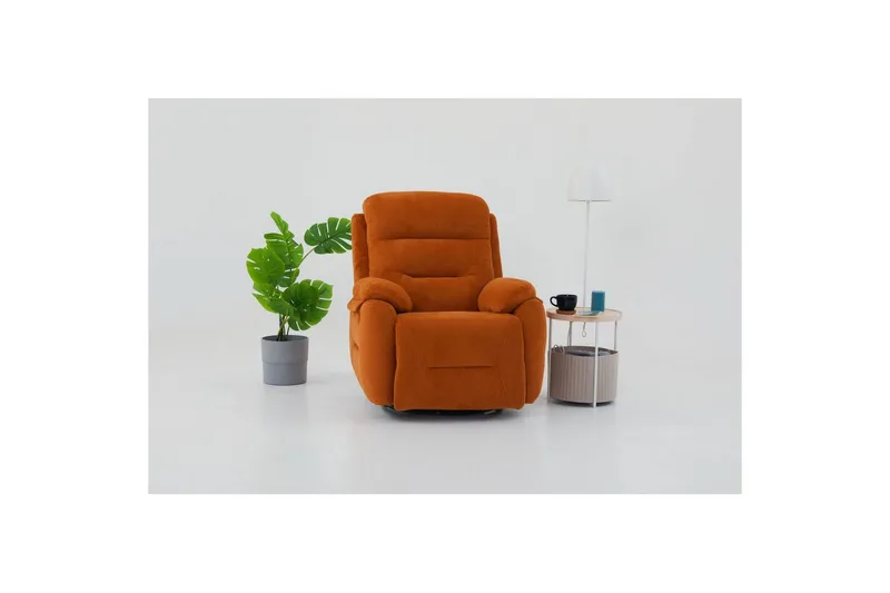 Navren Reclinerfåtölj Elektrisk - Röd - Möbler - Stolar & fåtöljer - Fåtölj - Biofåtölj & reclinerfåtölj
