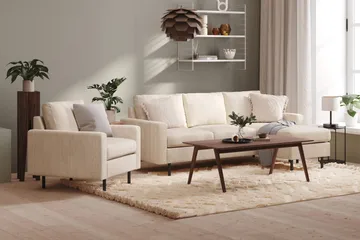 Peppe Manchester Fåtölj 76 cm Bred - Beige - Möbler - Stolar & fåtöljer - Fåtölj - Clubfåtölj