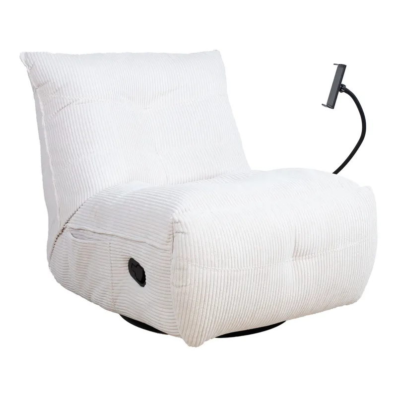 Recliner vilstol Selor med manuell mekanism - creme - Möbler - Stolar & fåtöljer - Fåtölj - Fåtölj med fotpall