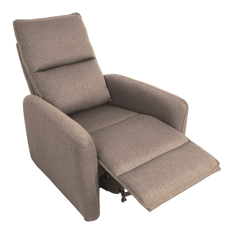 Reclinerfåtölj Örsvik med push back-mekanism - Beige - Möbler - Stolar & fåtöljer - Fåtölj - Biofåtölj & reclinerfåtölj