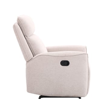 Reclinerfåtölj Östvik med manuell mekanism - beige - Möbler - Stolar & fåtöljer - Fåtölj - Biofåtölj & reclinerfåtölj