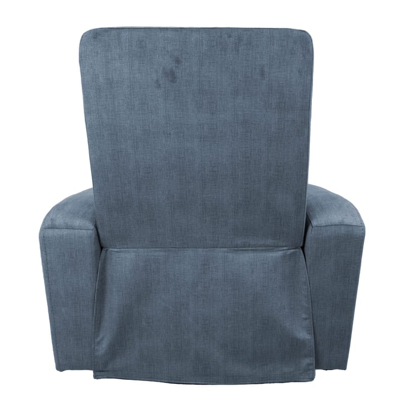 Reclinerfåtölj Darvi med elektrisk mekanism - blå - Möbler - Stolar & fåtöljer - Fåtölj - Biofåtölj & reclinerfåtölj
