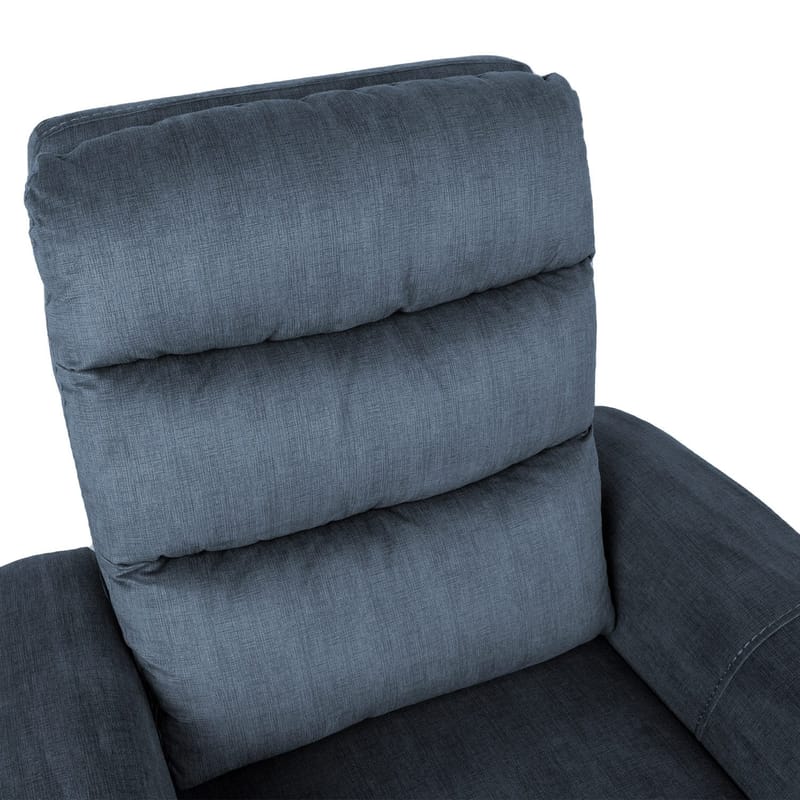 Reclinerfåtölj Darvi med elektrisk mekanism - blå - Möbler - Stolar & fåtöljer - Fåtölj - Biofåtölj & reclinerfåtölj