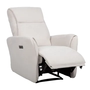 Reclinerfåtölj Lavor med elektrisk mekanism - vit - Möbler - Stolar & fåtöljer - Fåtölj - Biofåtölj & reclinerfåtölj