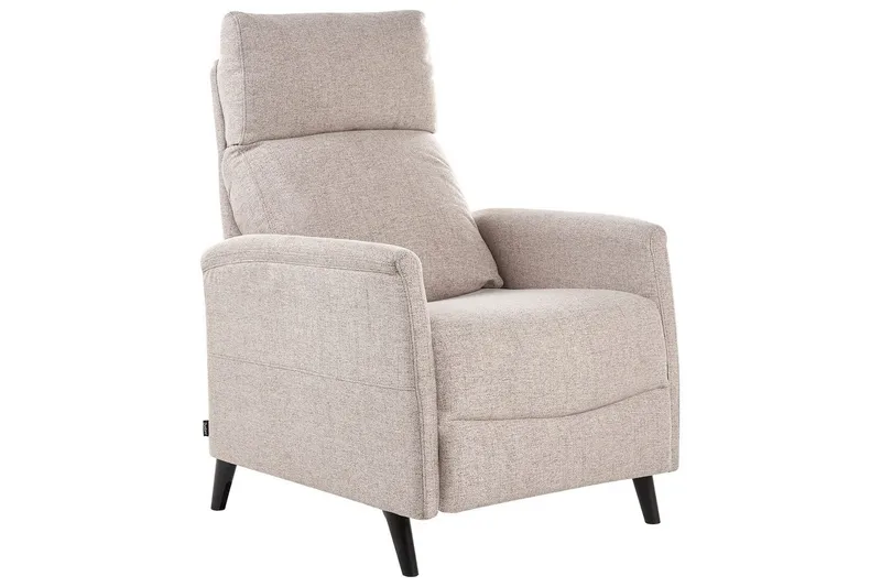 Reclinerfåtölj Selvik Beige/svart - Beige/svart - Möbler - Stolar & fåtöljer - Fåtölj - Biofåtölj & reclinerfåtölj