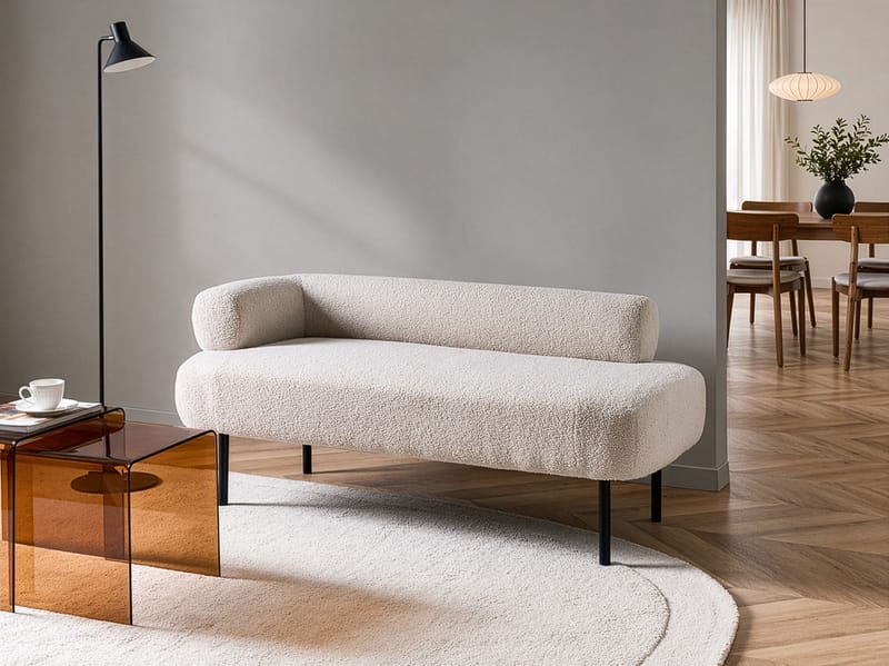 Schäslong Mirmande Vänstervänd - Off-White - Möbler - Soffa - Dagbäddar