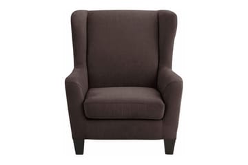 Silfa Fåtölj Microfiber - Brun - Möbler - Stolar & fåtöljer - Fåtölj - Öronlappsfåtölj