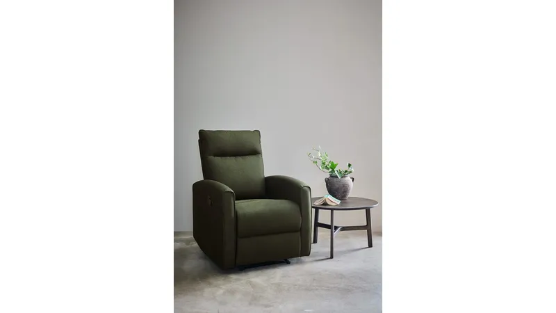 Solvane Reclinerfåtölj i tyg - Grön - Möbler - Stolar & fåtöljer - Fåtölj - Biofåtölj & reclinerfåtölj