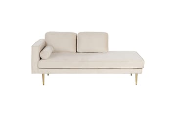 Topo Schäslong 171 cm Vänster - Beige/Guld - Möbler - Stolar & fåtöljer - Fåtölj - Schäslongfåtölj & divanfåtölj