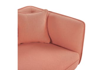 Toyoki Schäslong 138 cm Höger - Svart/Rosa - Möbler - Stolar & fåtöljer - Fåtölj - Schäslongfåtölj & divanfåtölj