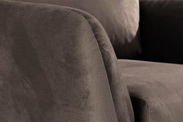 Trend Fåtölj i Sammet - Brun - Möbler - Stolar & fåtöljer - Fåtölj