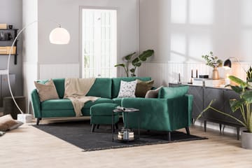Trend Fåtölj i Sammet - Grön - Möbler - Stolar & fåtöljer - Fåtölj