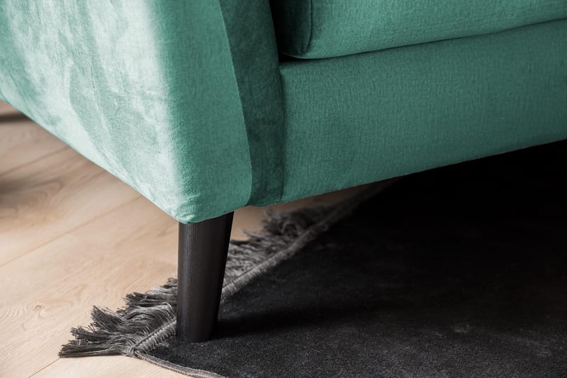 Trend Fåtölj i Sammet - Grön - Möbler - Stolar & fåtöljer - Fåtölj