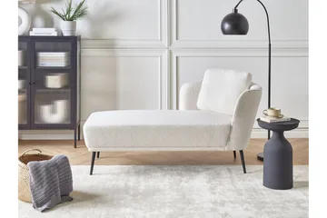 Uklund Schäslong 148 cm Höger - Svart/Vit - Möbler - Stolar & fåtöljer - Fåtölj - Schäslongfåtölj & divanfåtölj