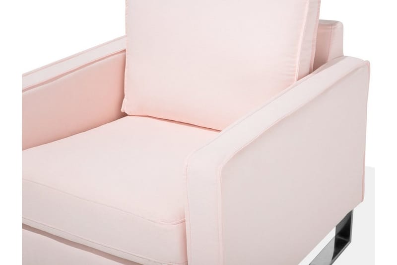 Vind Modern Fåtölj i Tyg - Rosa - Möbler - Stolar & fåtöljer - Fåtölj