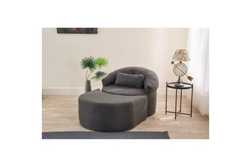 Zevon Bäddfåtölj - Antracit - Möbler - Soffa - Bäddsoffa - Bäddsoffa framåtbäddad