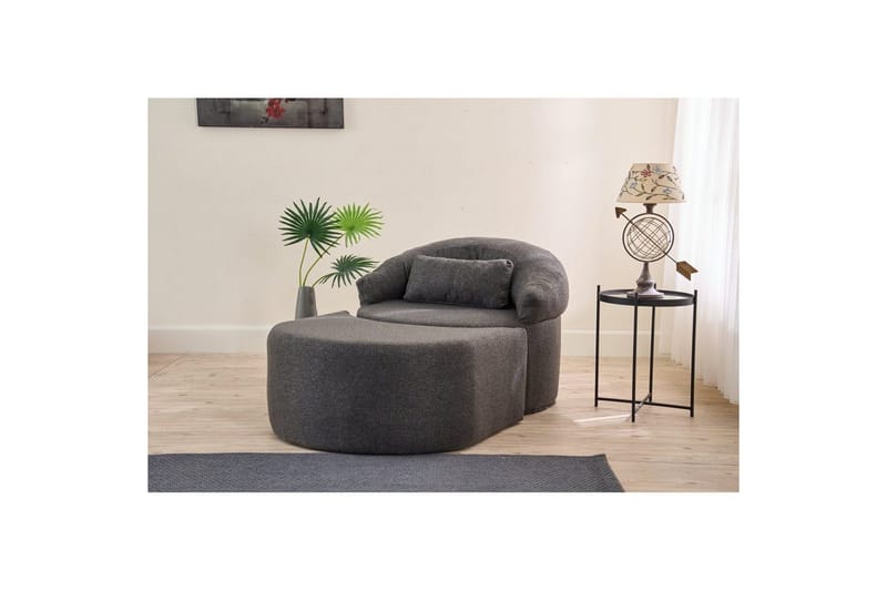 Zevon Bäddfåtölj - Antracit - Möbler - Soffa - Bäddsoffa - Bäddsoffa framåtbäddad