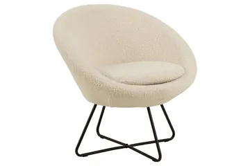Feeble Loungefåtölj - Beige - Möbler - Stolar & fåtöljer - Fåtölj