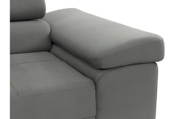 Gabina Modern Fåtölj i Tyg med Konstläderunderrede - Beige|Grå - Möbler - Stolar & fåtöljer - Fåtölj - Skinnfåtölj & läderfåtölj