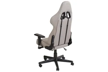 Gamingstol Warrior Beige/svart - Beige/svart - Möbler - Stolar & fåtöljer - Kontorsstol & skrivbordsstol
