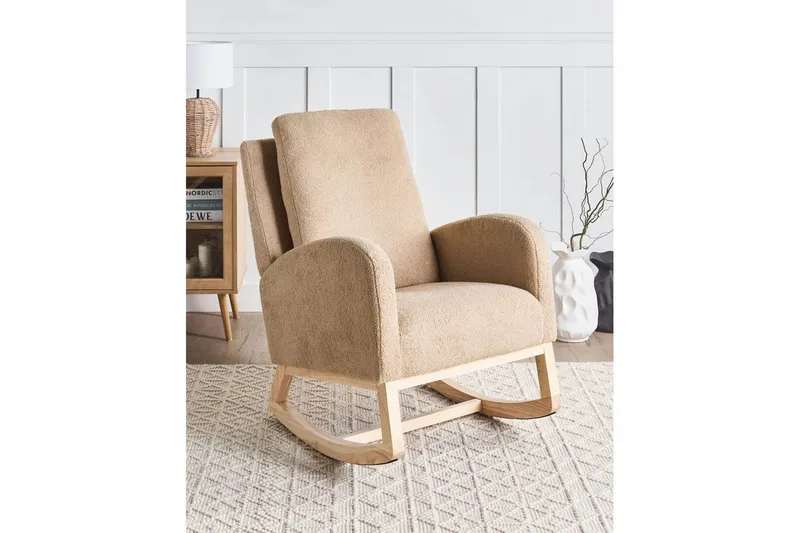 Gungstol Alsta - Beige, brun - Möbler - Stolar & fåtöljer - Fåtölj