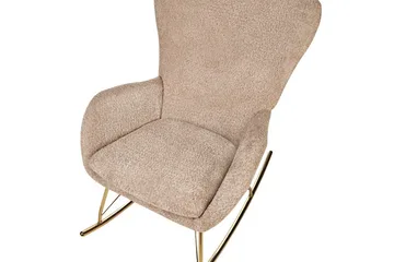 Gungstol Anaset - Beige, guld - Möbler - Stolar & fåtöljer - Fåtölj