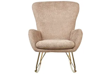 Gungstol Anaset - Beige, guld - Möbler - Stolar & fåtöljer - Fåtölj
