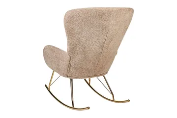 Gungstol Anaset - Beige, guld - Möbler - Stolar & fåtöljer - Fåtölj
